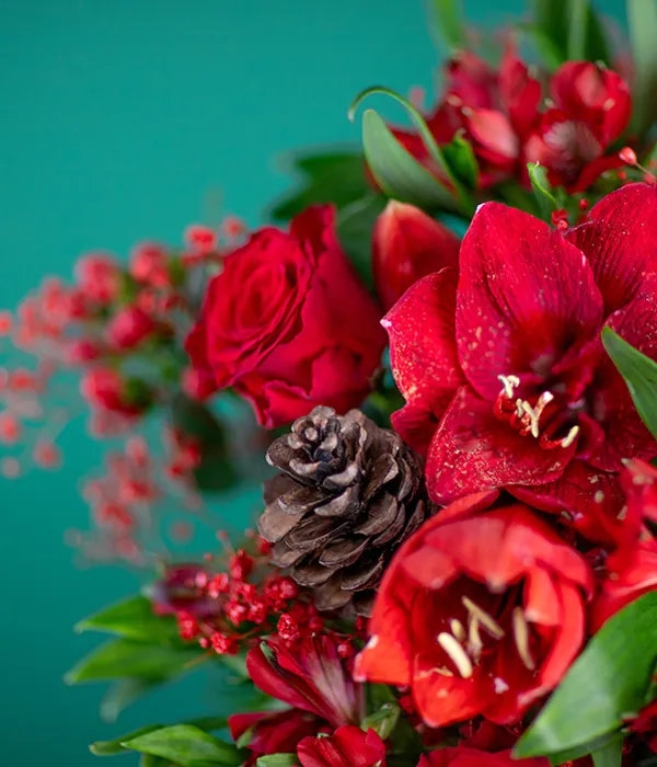 Festive Pines and Petals